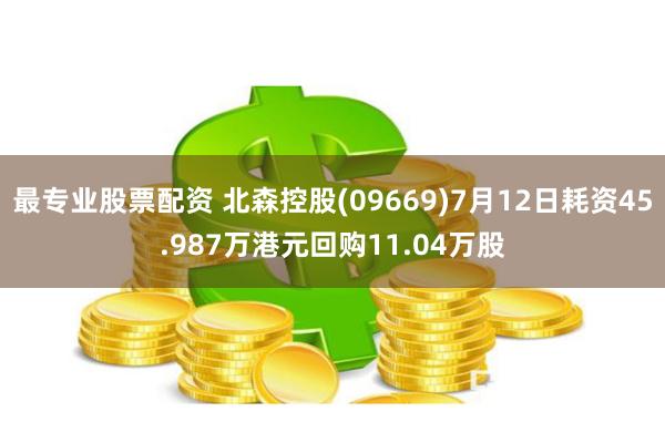 最专业股票配资 北森控股(09669)7月12日耗资45.987万港元回购11.04万股