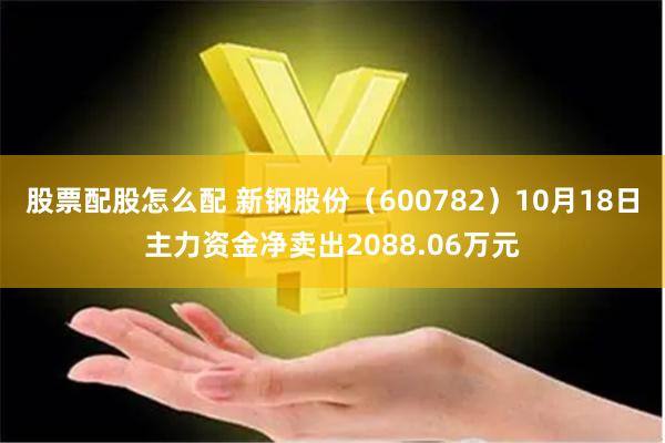 股票配股怎么配 新钢股份（600782）10月18日主力资金净卖出2088.06万元